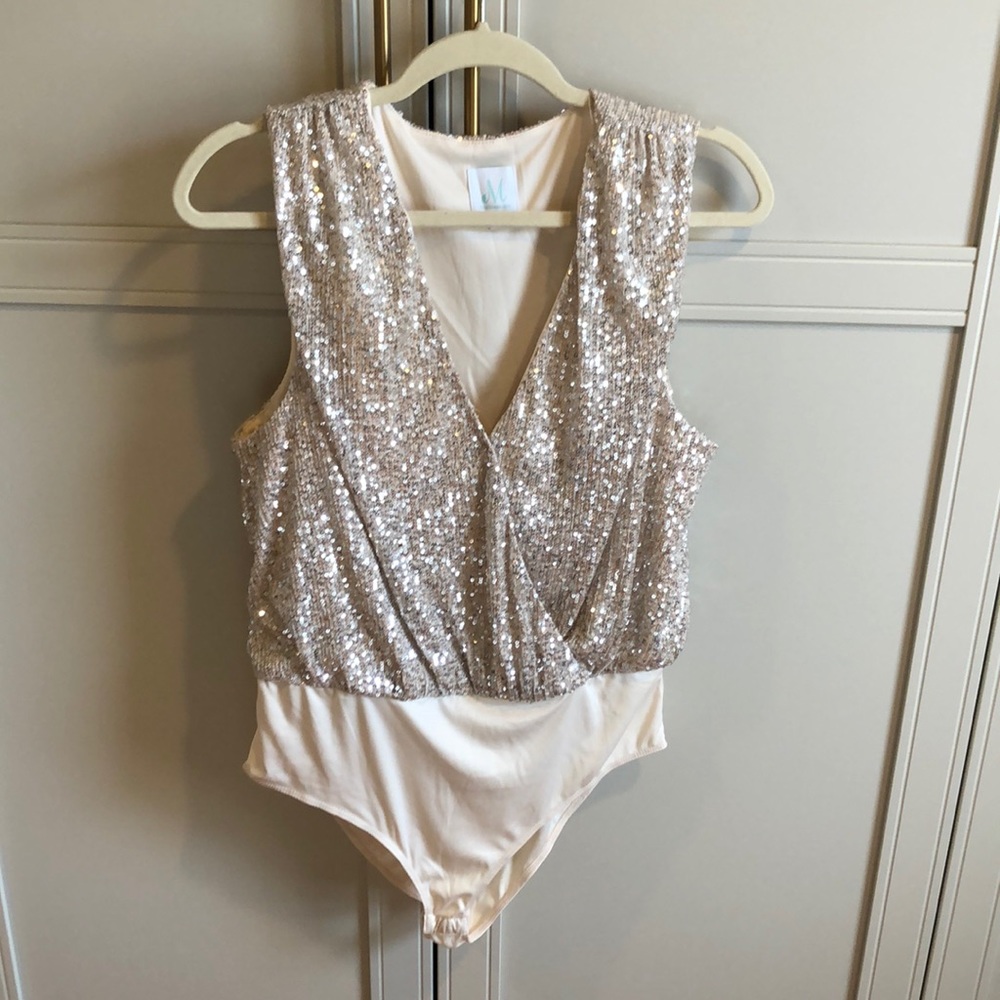 The Mint Julep Boutique sequin bodysuit